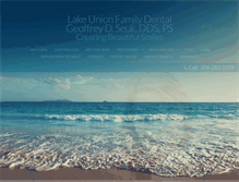 Tablet Screenshot of lakeunionfamilydental.com